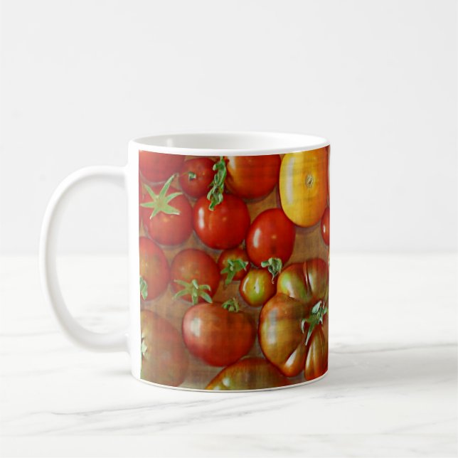 Heirloom Tomatoes Coffee Mug (Left)