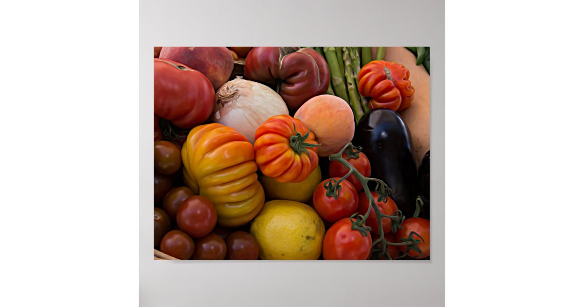 Heirloom Tomatoes Poster | Zazzle