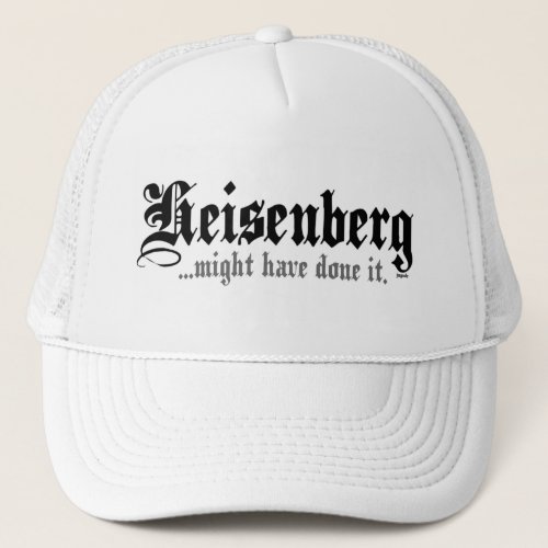 Heisenberg Trucker Hat