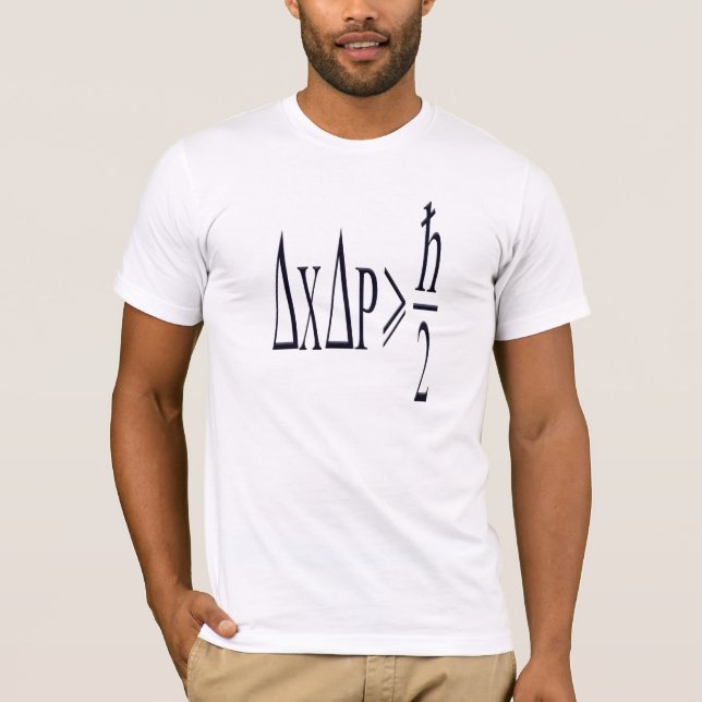 Heisenberg uncertainty principle T-Shirt (Front)