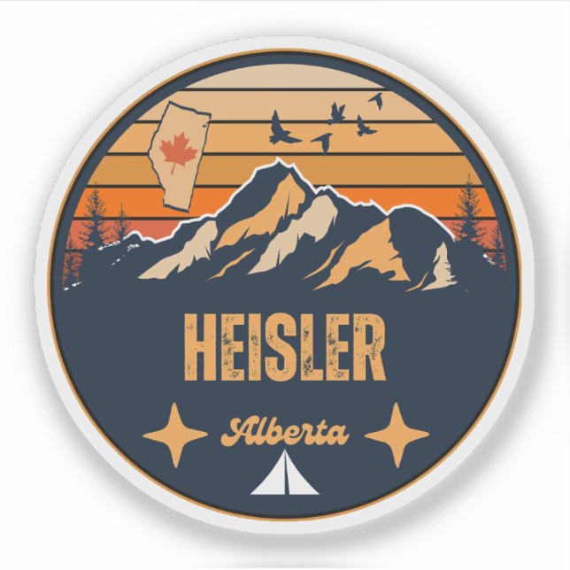 Heisler, Alberta Sticker (Front)