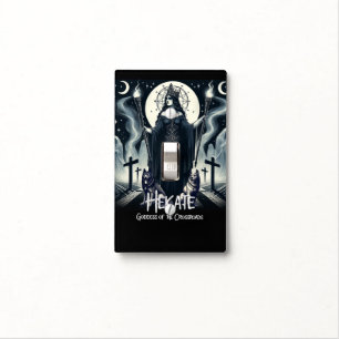 Hekate Goddess of the Crossroads Ghostly Spirits Light Switch Cover