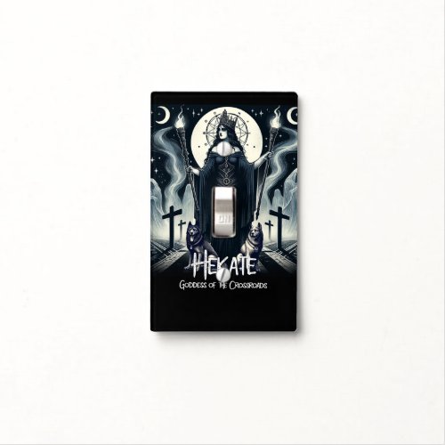 Hekate Goddess of the Crossroads Ghostly Spirits Light Switch Cover
