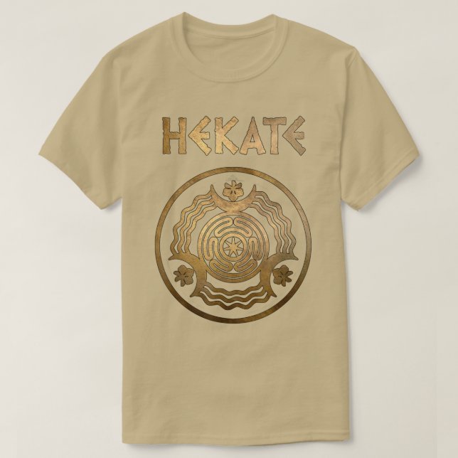 Hekate Greek Goddess of Witchcraft and Magic  T-Shirt (Design Front)