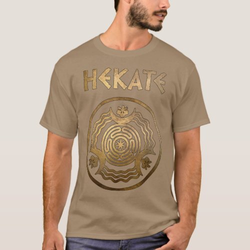 Hekate Greek Goddess of Witchcraft and Magic  T_Shirt