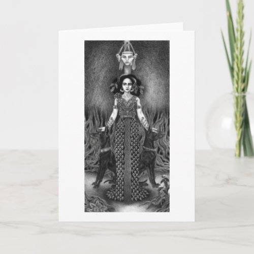 Hekate of the Crossroads Greeting Card