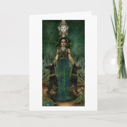 Hekate of the Crossroads Greeting Card