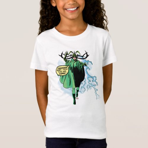 Hela Attacking Thor T_Shirt