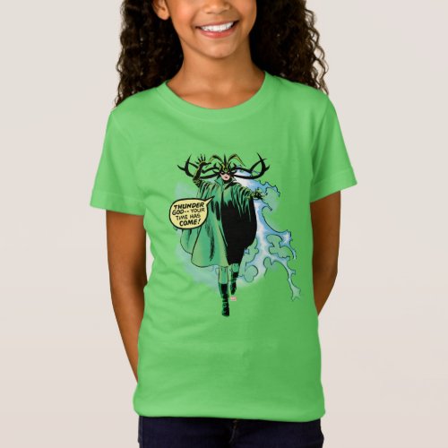 Hela Attacking Thor T_Shirt