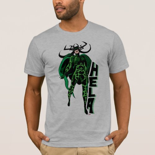 Hela Character Typography Art T_Shirt