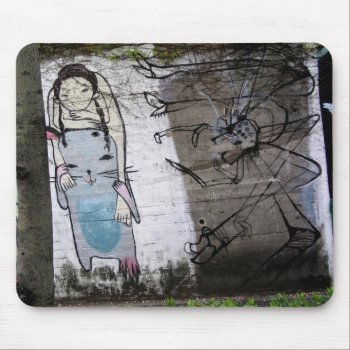 Helaine's Japanese Graffiti Mouse Pad by hawkysmom at Zazzle