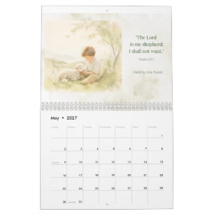 Held by His Word Scripture Calendar 2027