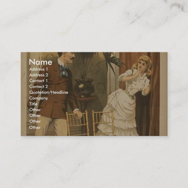 Held by the Enemy Business Card (Front)