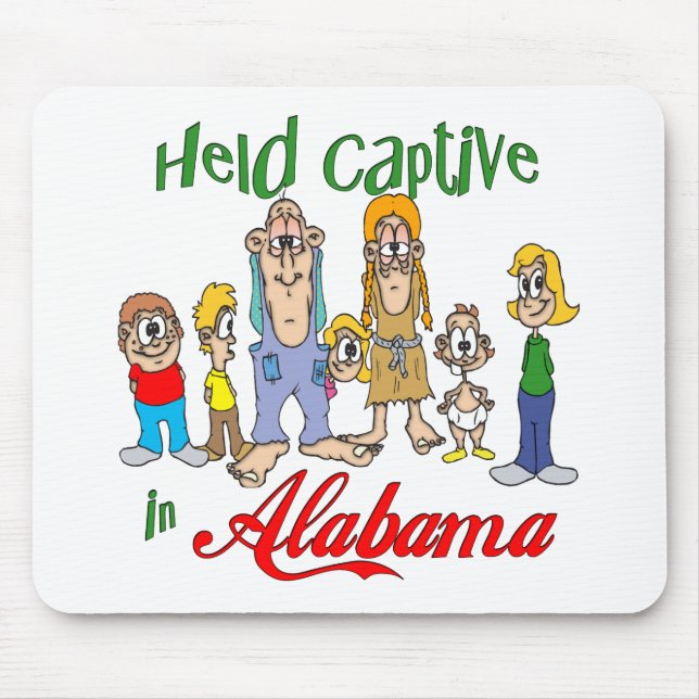 Held Captive in Alabama Mouse Pad (Front)