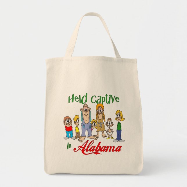 Held Captive in Alabama Tote Bag (Front)