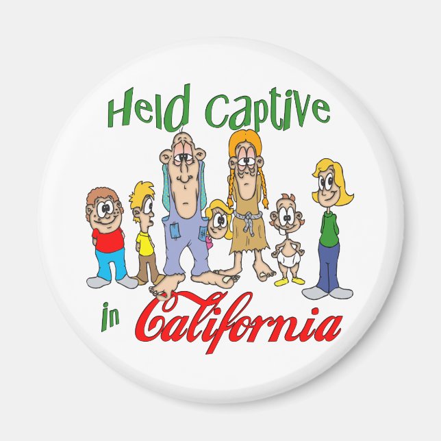 Held Captive in California Magnet (Front)