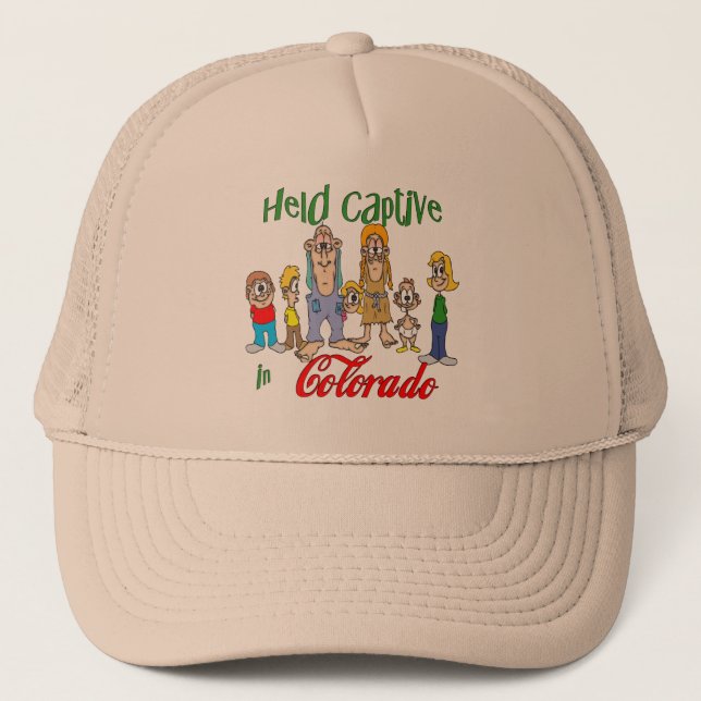 Held Captive in Colorado Trucker Hat (Front)