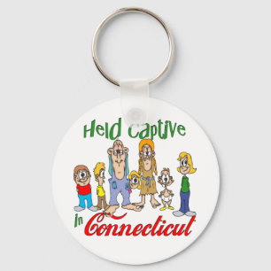 Held Captive in Connecticut Keychain