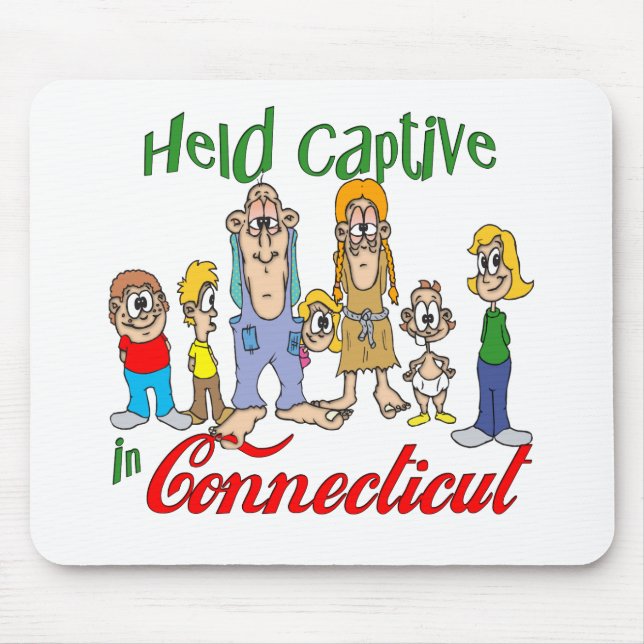 Held Captive in Connecticut Mouse Pad (Front)