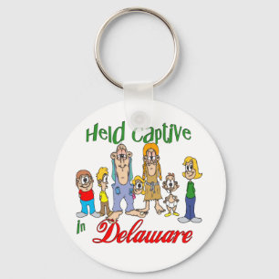 Held Captive in Delaware Keychain