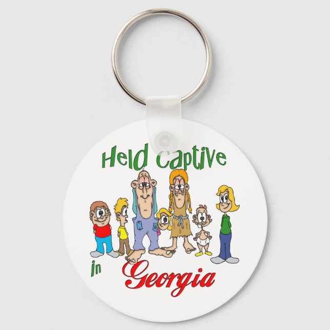 Held Captive in Georgia Keychain (Front)