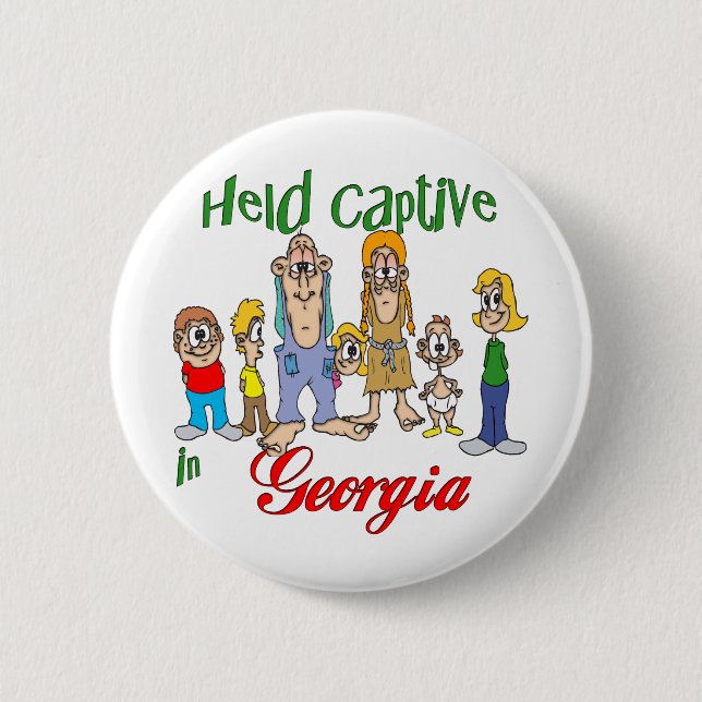 Held Captive in Georgia Pinback Button (Front)