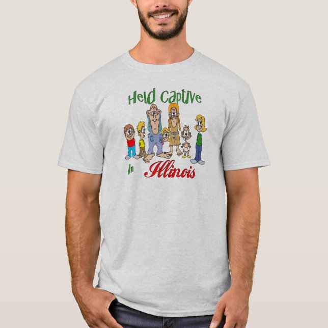 Held Captive in Illinois T-Shirt (Front)