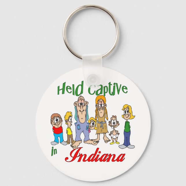 Held Captive in Indiana Keychain (Front)