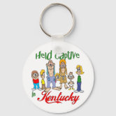 Made in Louisville Kentucky USA Flag Keychain | Zazzle