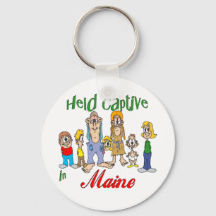 Held Captive in Maine Keychain