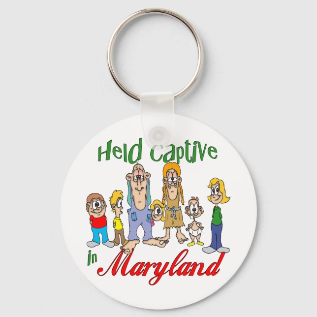 Held Captive in Maryland Keychain (Front)