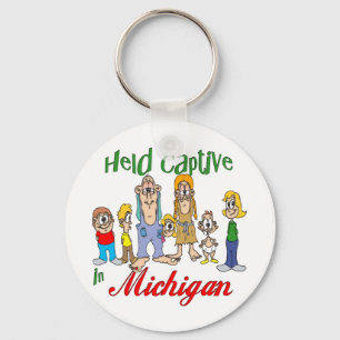 Held Captive in Michigan Keychain