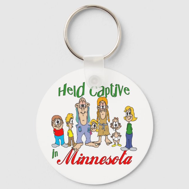 Held Captive in Minnesota Keychain (Front)
