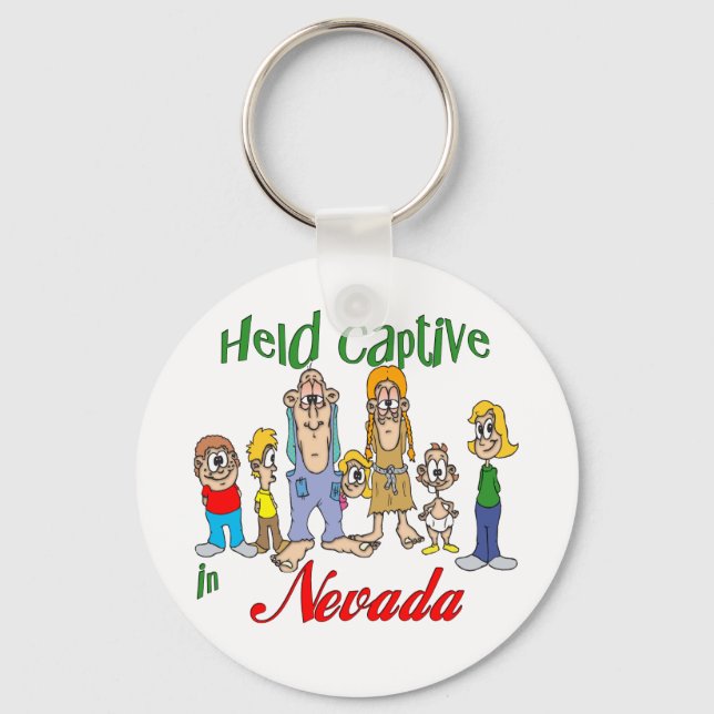 Held Captive in Nevada Keychain (Front)