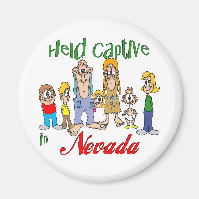 Held Captive in Nevada Magnet (Front)