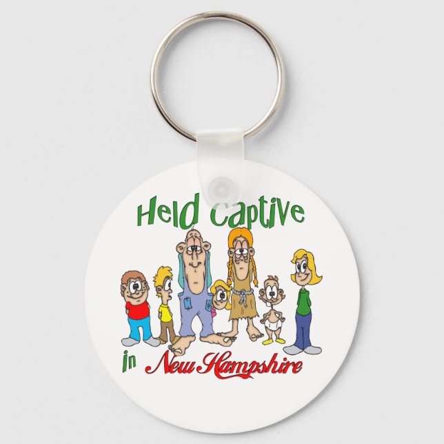 Held Captive in New Hampshire Keychain (Front)