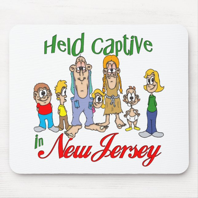 Held Captive in New Jersey Mouse Pad (Front)