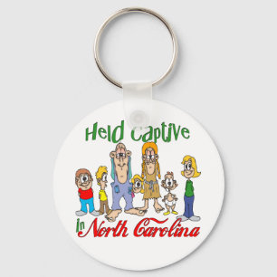 Held Captive in North Carolina Keychain