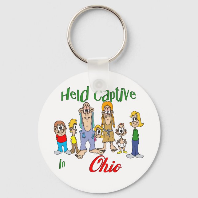 Held Captive in Ohio Keychain (Front)