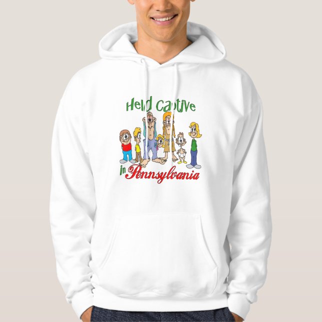 Held Captive in Pennsylvania Hoodie (Front)