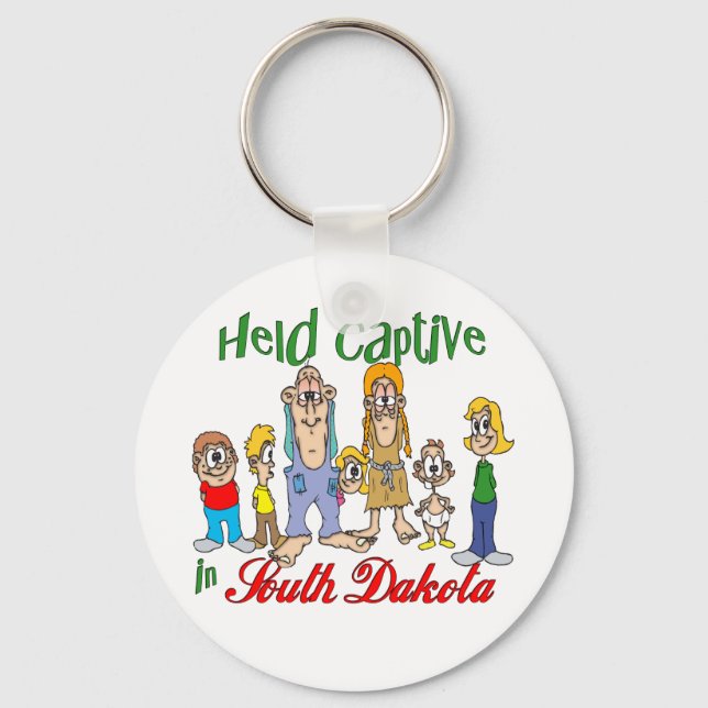 Held Captive in South Dakota Keychain (Front)