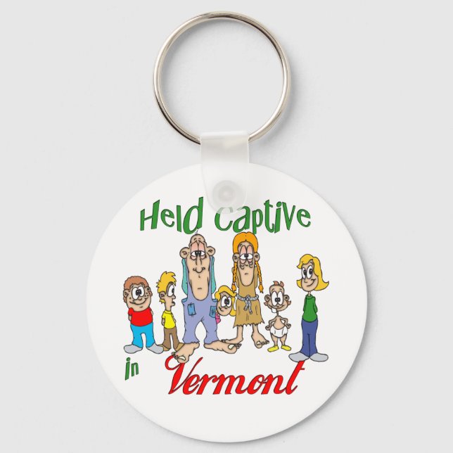Held Captive in Vermont Keychain (Front)