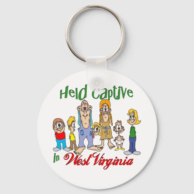 Held Captive in West Virginia Keychain (Front)