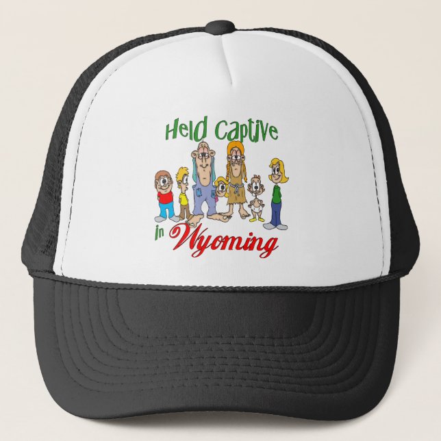 Held Captive in Wyoming Trucker Hat (Front)