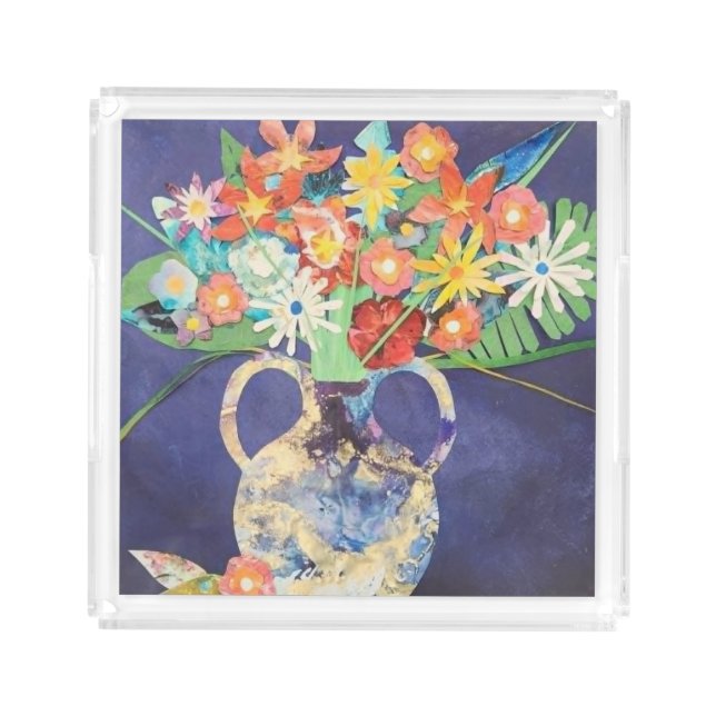Held in Form Acrylic Serving Tray (Front)