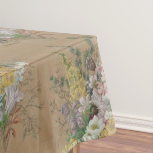 Helen Allingham Vintage A Herbaceous Border Tablecloth