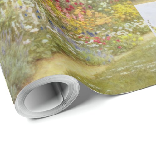 Helen Allingham Vintage A Herbaceous Border Wrapping Paper