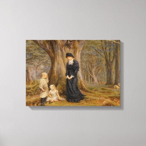Helen Allingham Vintage The Lady of the Manor Canvas Print