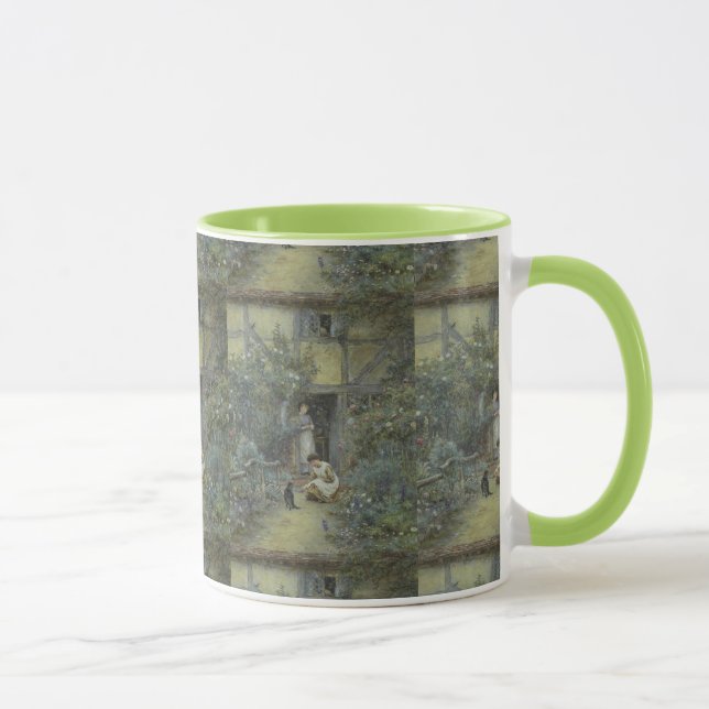 Helen Allingham Vintage The Saucer of Milk Mug (Right)