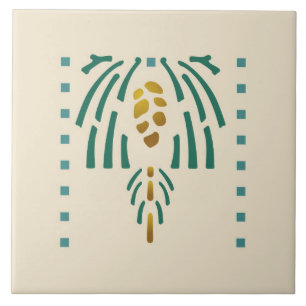 Helen Foster "Pinecone" Tile